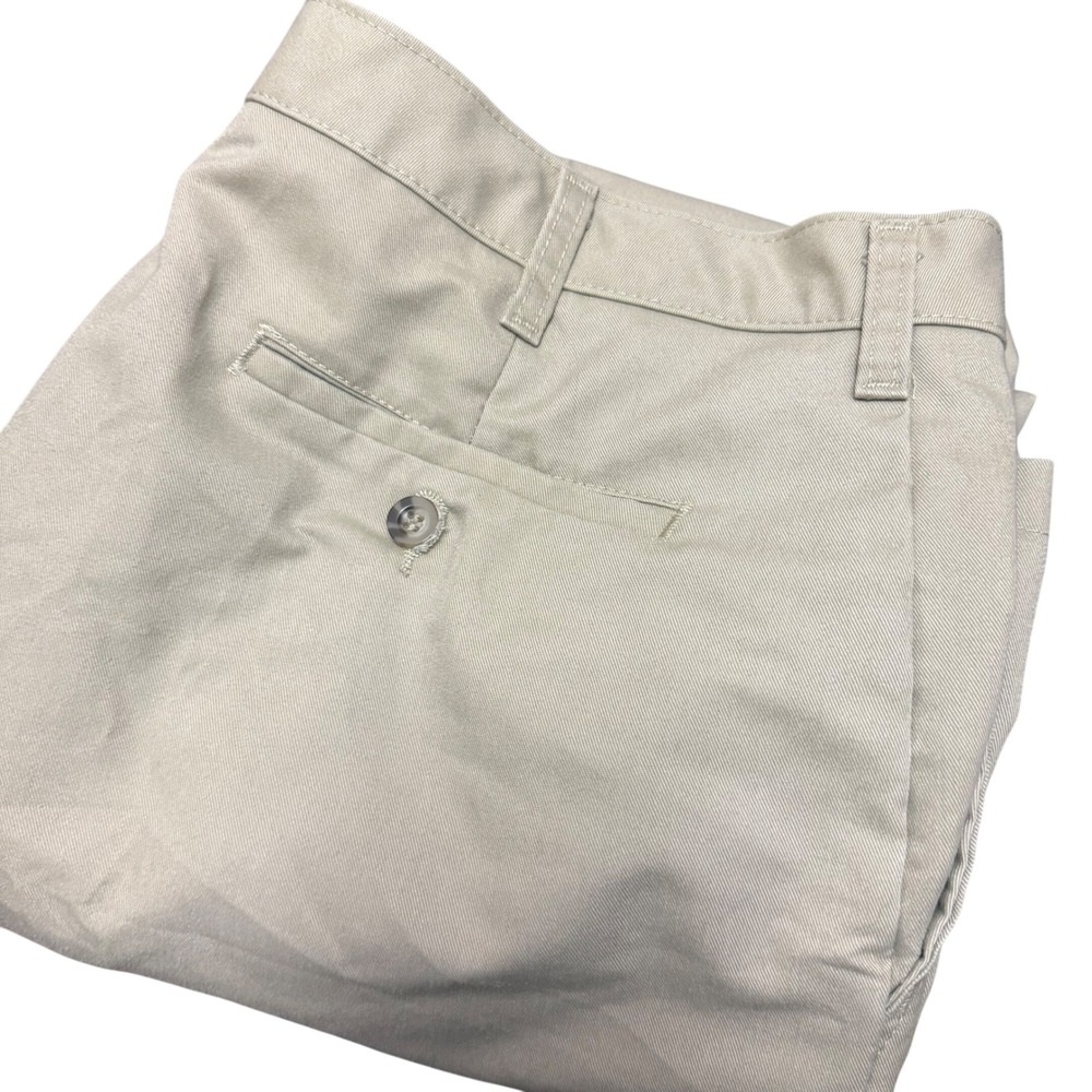 Lee Total Freedom Relaxed‎ Fit Khaki Pants Mens 36x30 (36x29) Tan Twill Trousers